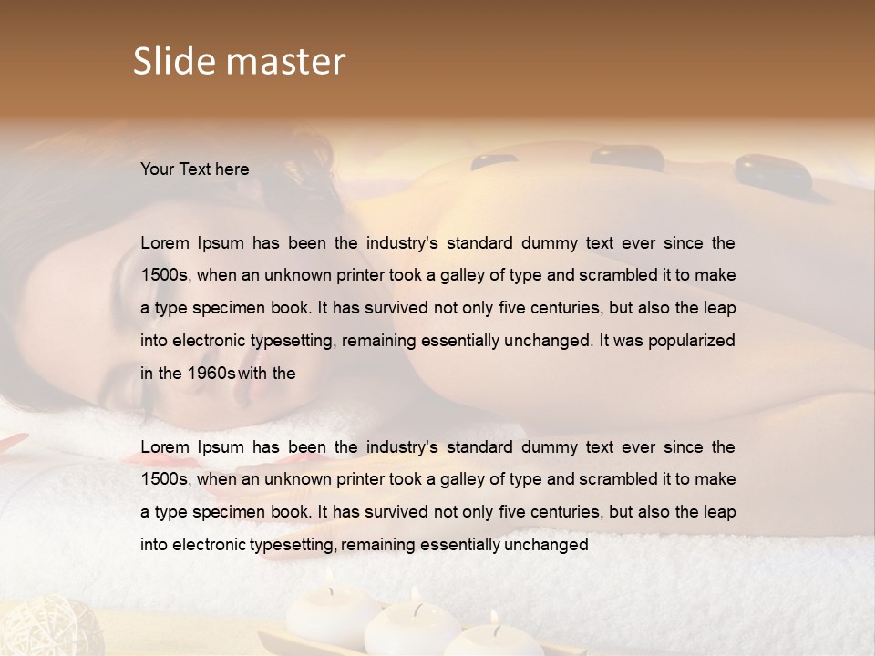 One Yellow Candles PowerPoint Template