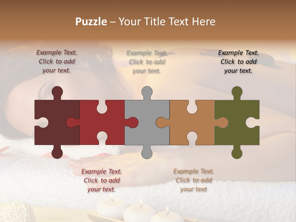 One Yellow Candles PowerPoint Template