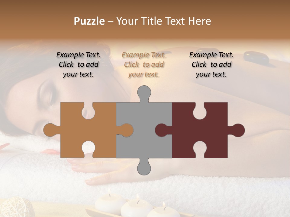 One Yellow Candles PowerPoint Template