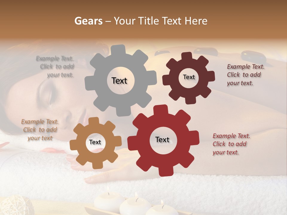 One Yellow Candles PowerPoint Template