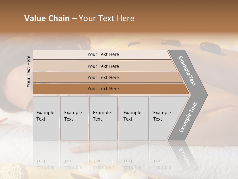 One Yellow Candles PowerPoint Template