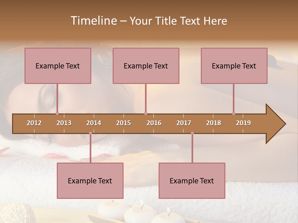 One Yellow Candles PowerPoint Template
