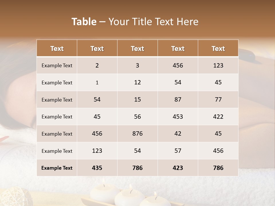 One Yellow Candles PowerPoint Template