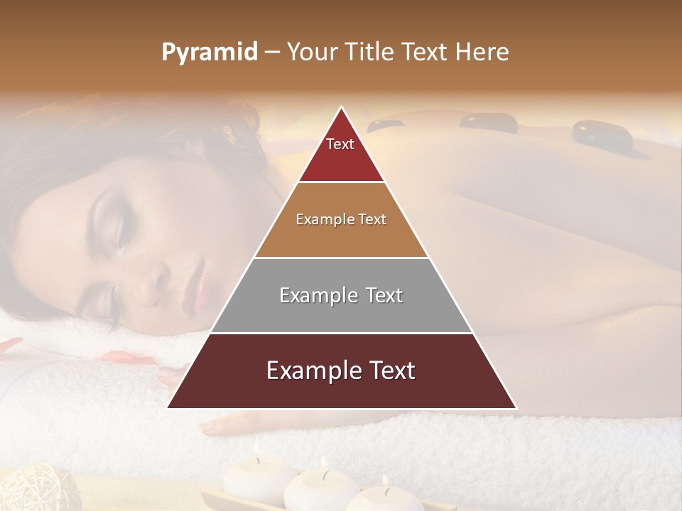 One Yellow Candles PowerPoint Template