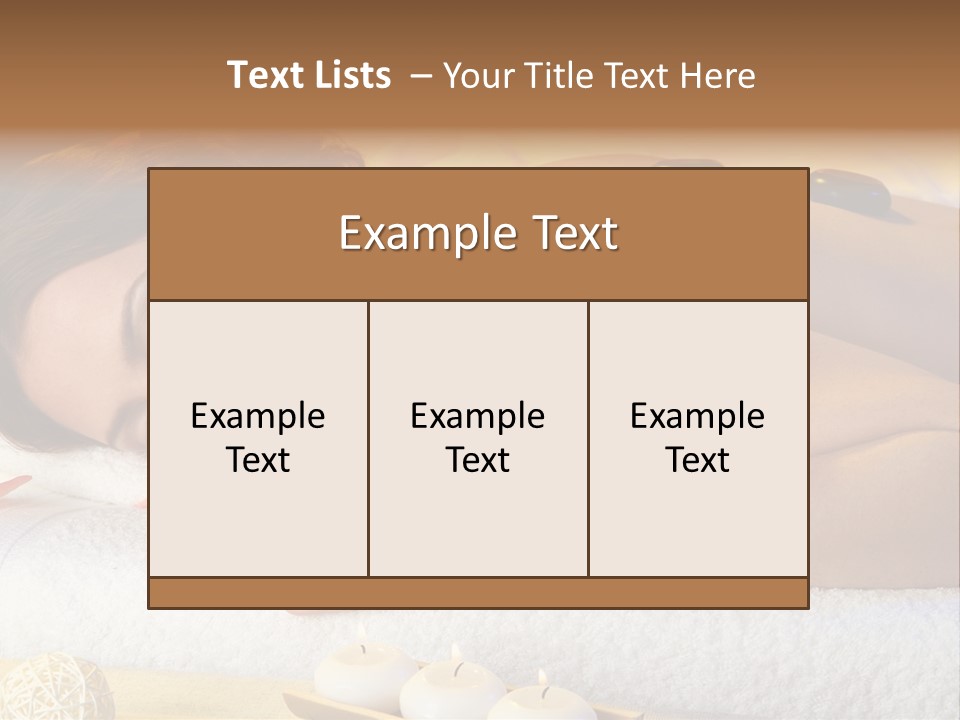 One Yellow Candles PowerPoint Template