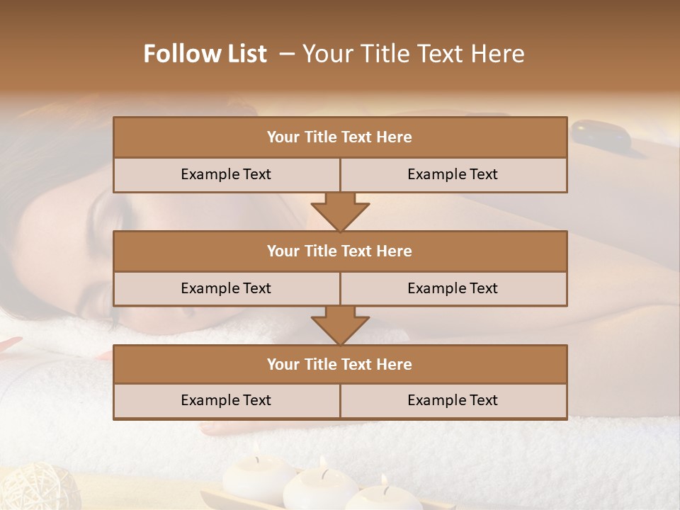 One Yellow Candles PowerPoint Template