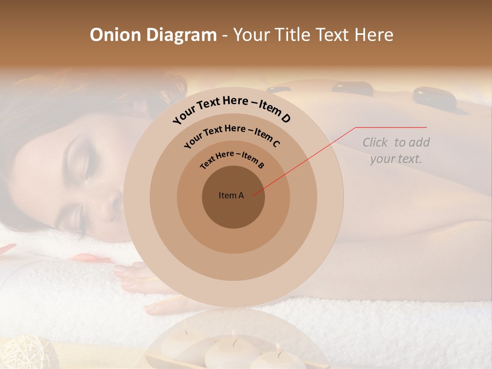 One Yellow Candles PowerPoint Template