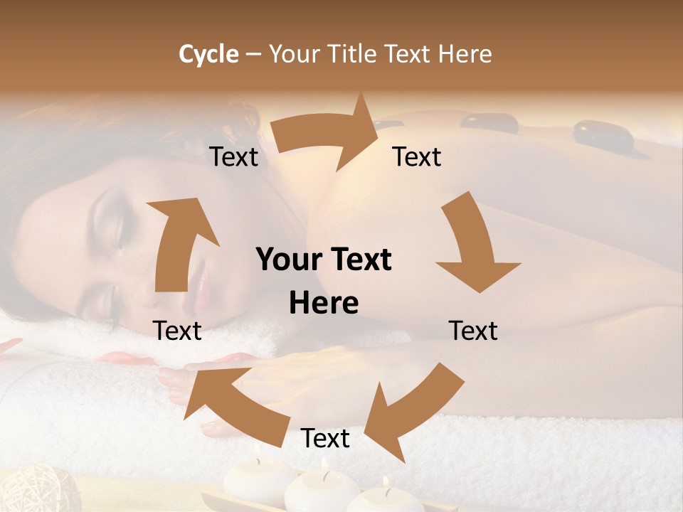 One Yellow Candles PowerPoint Template