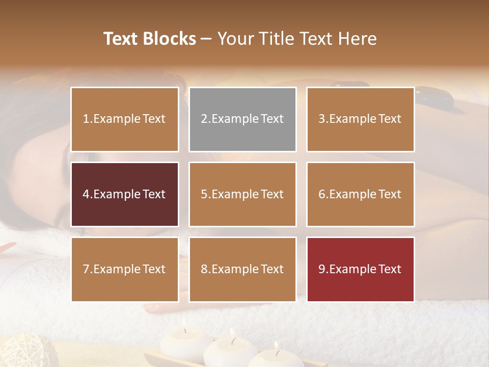 One Yellow Candles PowerPoint Template