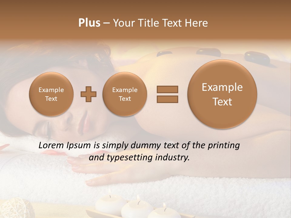One Yellow Candles PowerPoint Template