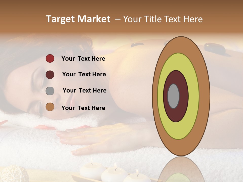 One Yellow Candles PowerPoint Template