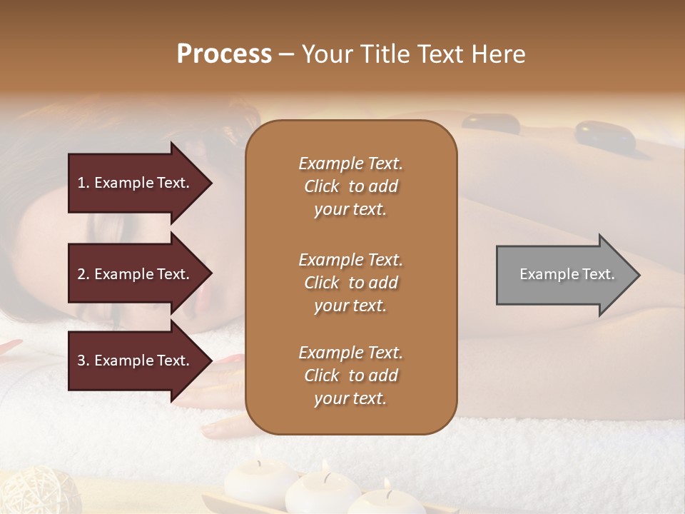 One Yellow Candles PowerPoint Template