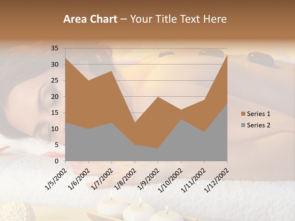 One Yellow Candles PowerPoint Template