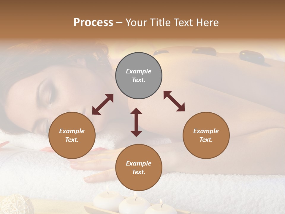 One Yellow Candles PowerPoint Template