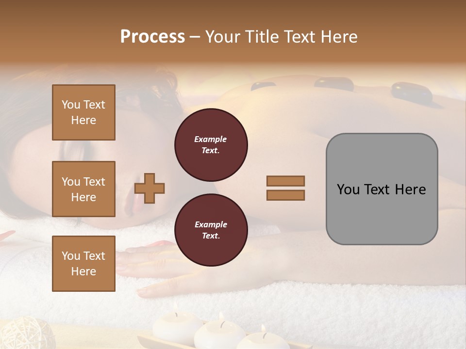 One Yellow Candles PowerPoint Template