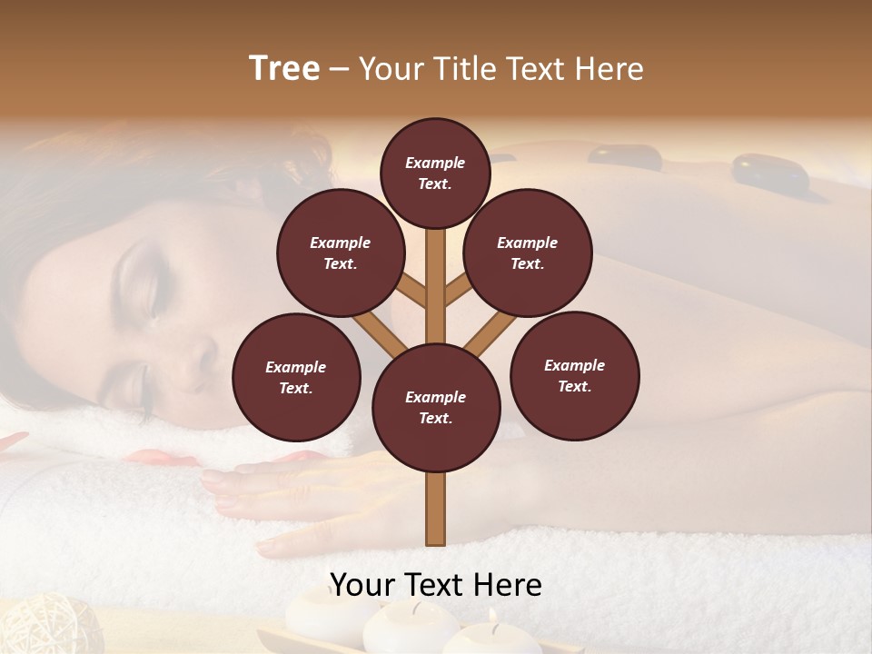 One Yellow Candles PowerPoint Template