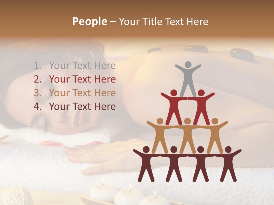 One Yellow Candles PowerPoint Template