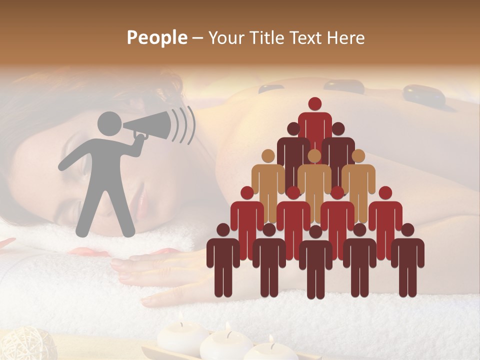 One Yellow Candles PowerPoint Template