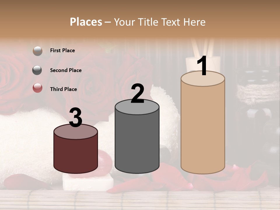 Fragrance White Balm PowerPoint Template