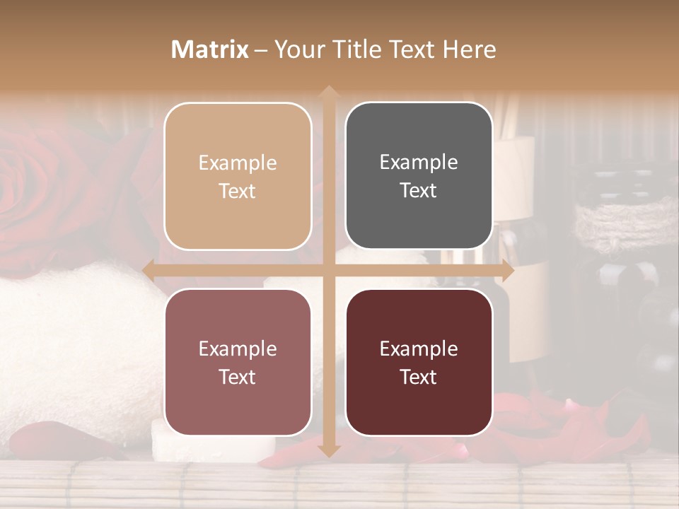 Fragrance White Balm PowerPoint Template