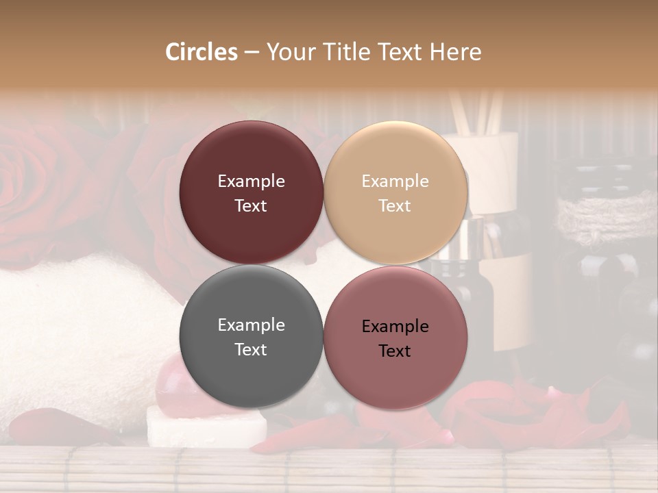 Fragrance White Balm PowerPoint Template