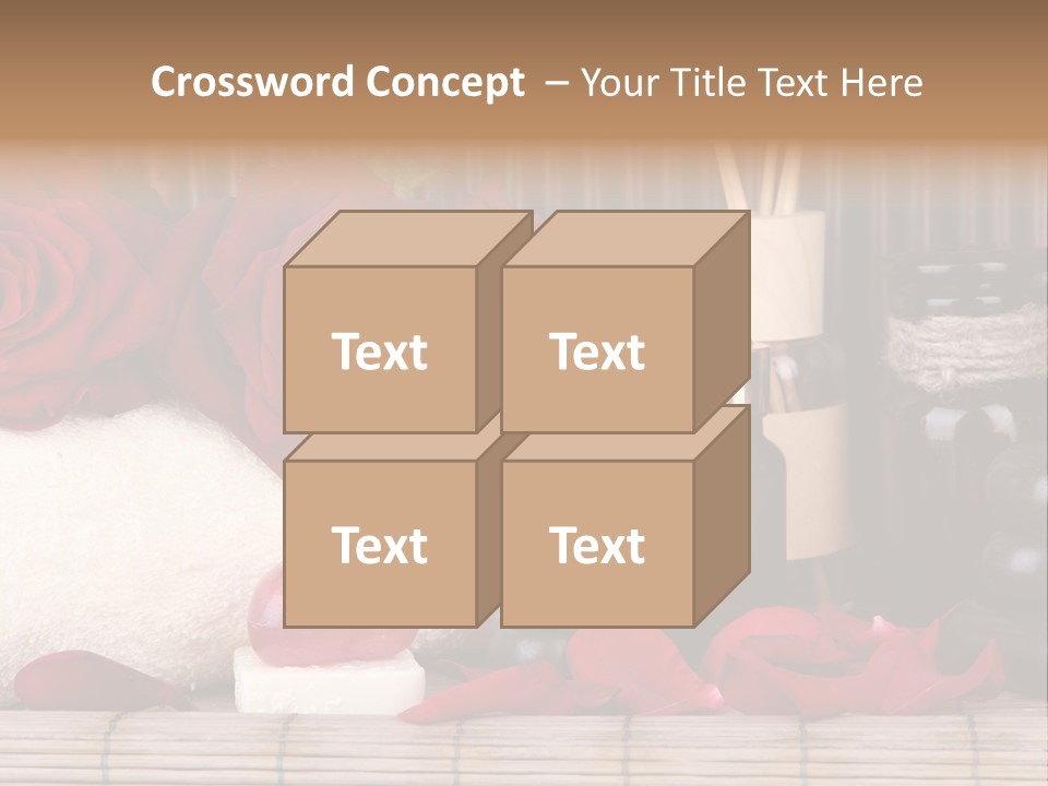 Fragrance White Balm PowerPoint Template