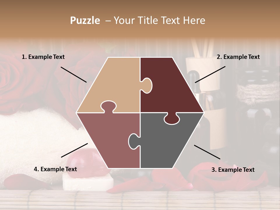 Fragrance White Balm PowerPoint Template