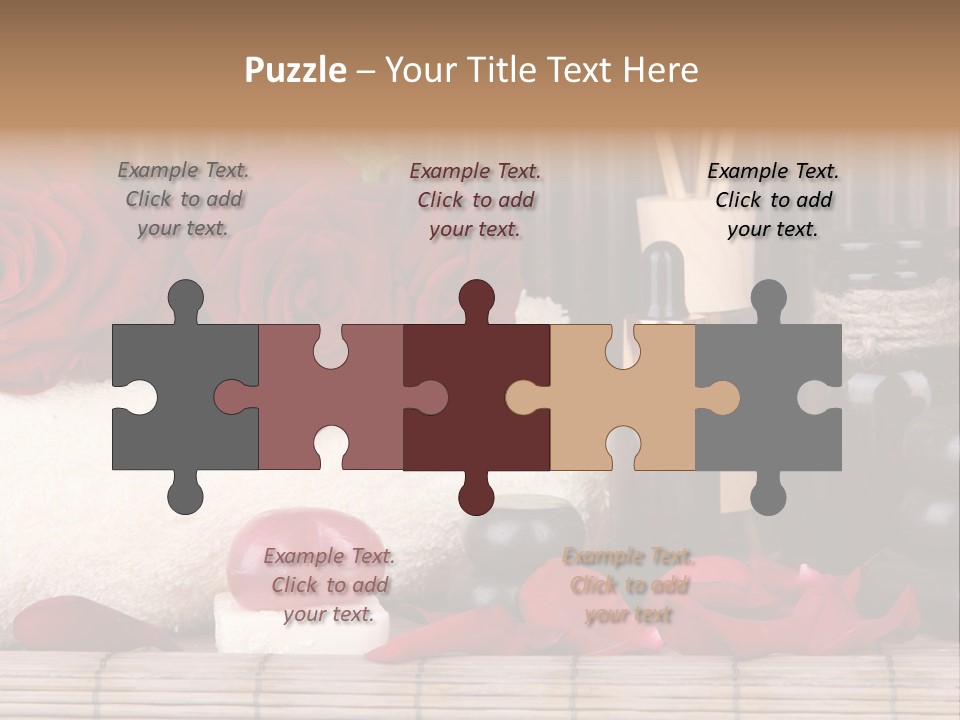 Fragrance White Balm PowerPoint Template