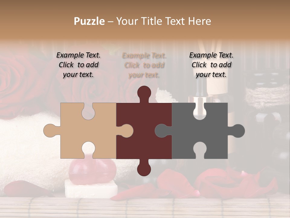 Fragrance White Balm PowerPoint Template