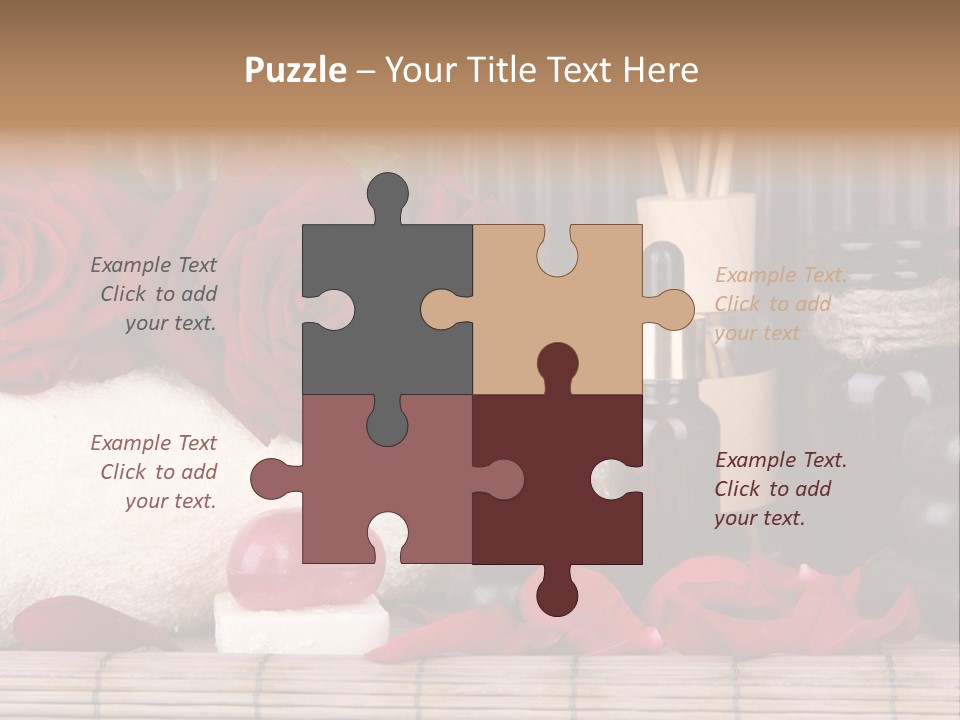 Fragrance White Balm PowerPoint Template