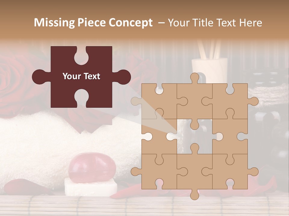 Fragrance White Balm PowerPoint Template