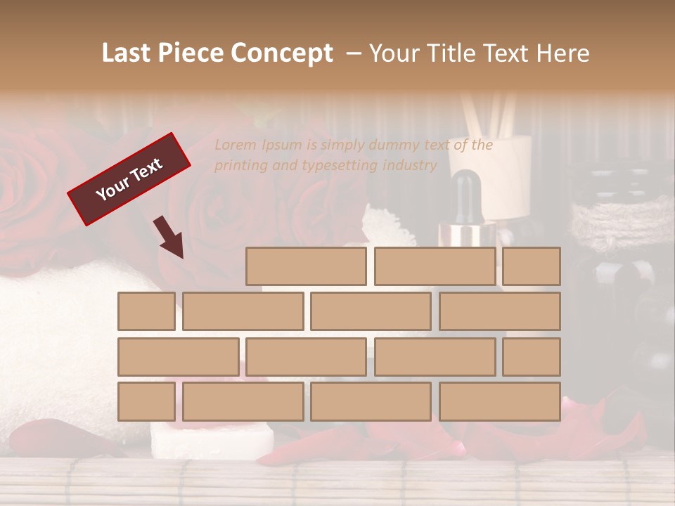 Fragrance White Balm PowerPoint Template
