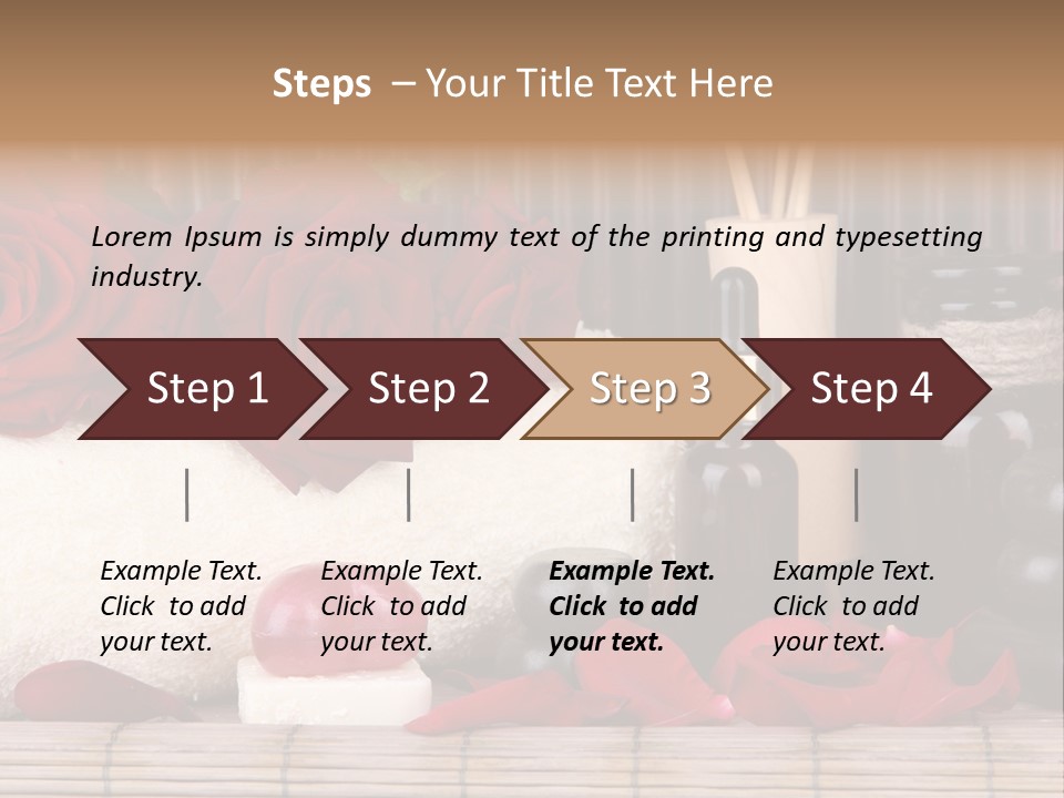 Fragrance White Balm PowerPoint Template