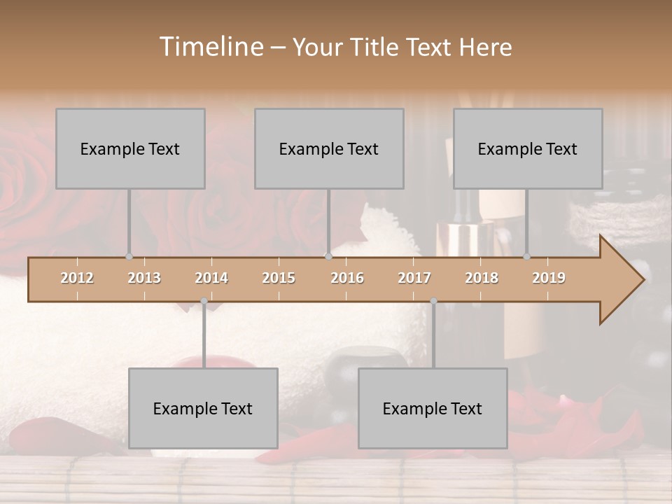 Fragrance White Balm PowerPoint Template