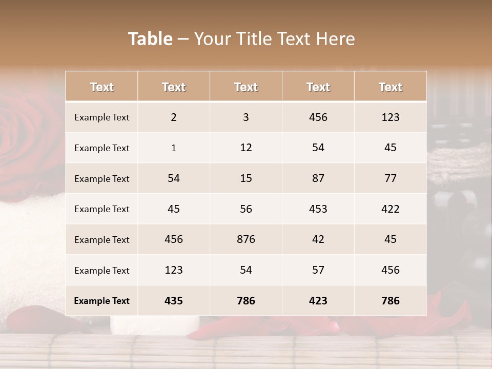 Fragrance White Balm PowerPoint Template
