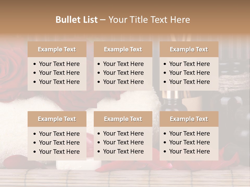 Fragrance White Balm PowerPoint Template