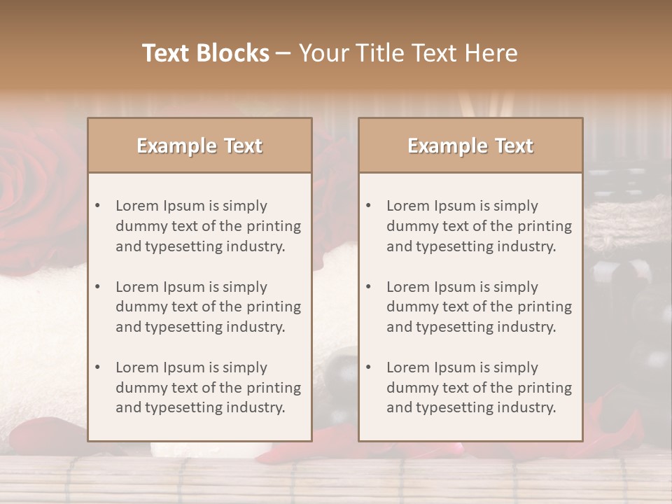 Fragrance White Balm PowerPoint Template