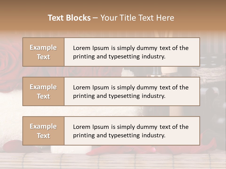 Fragrance White Balm PowerPoint Template