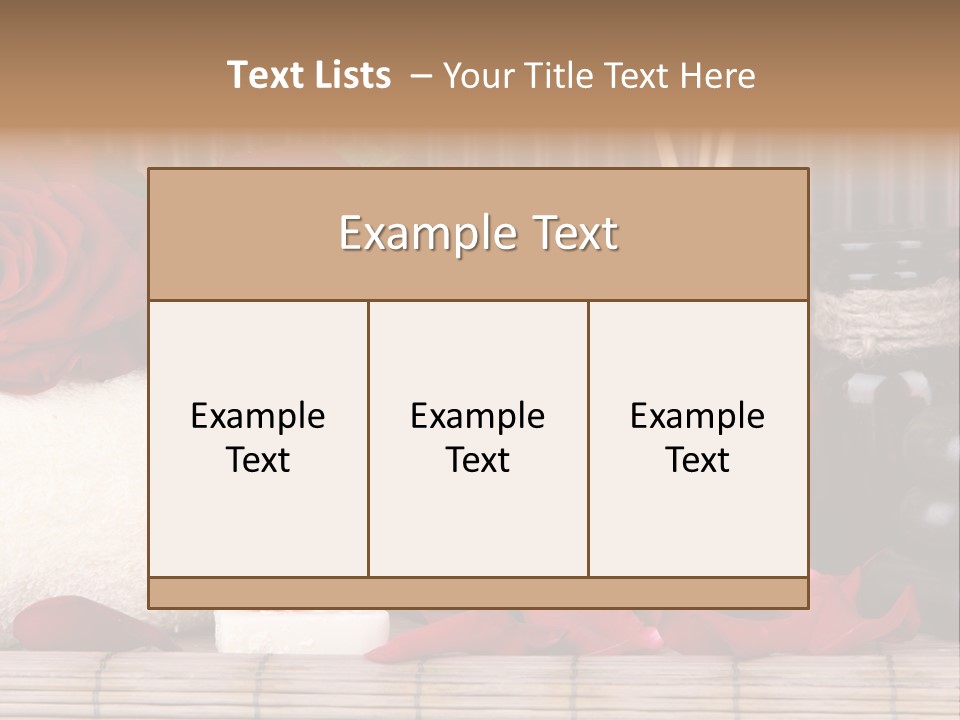 Fragrance White Balm PowerPoint Template