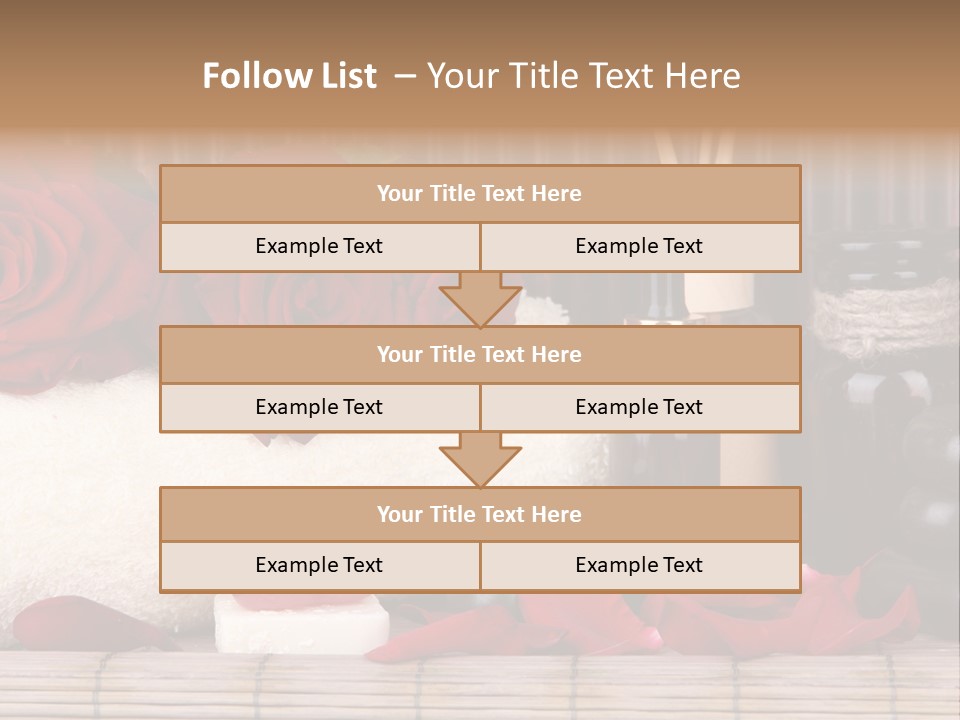 Fragrance White Balm PowerPoint Template