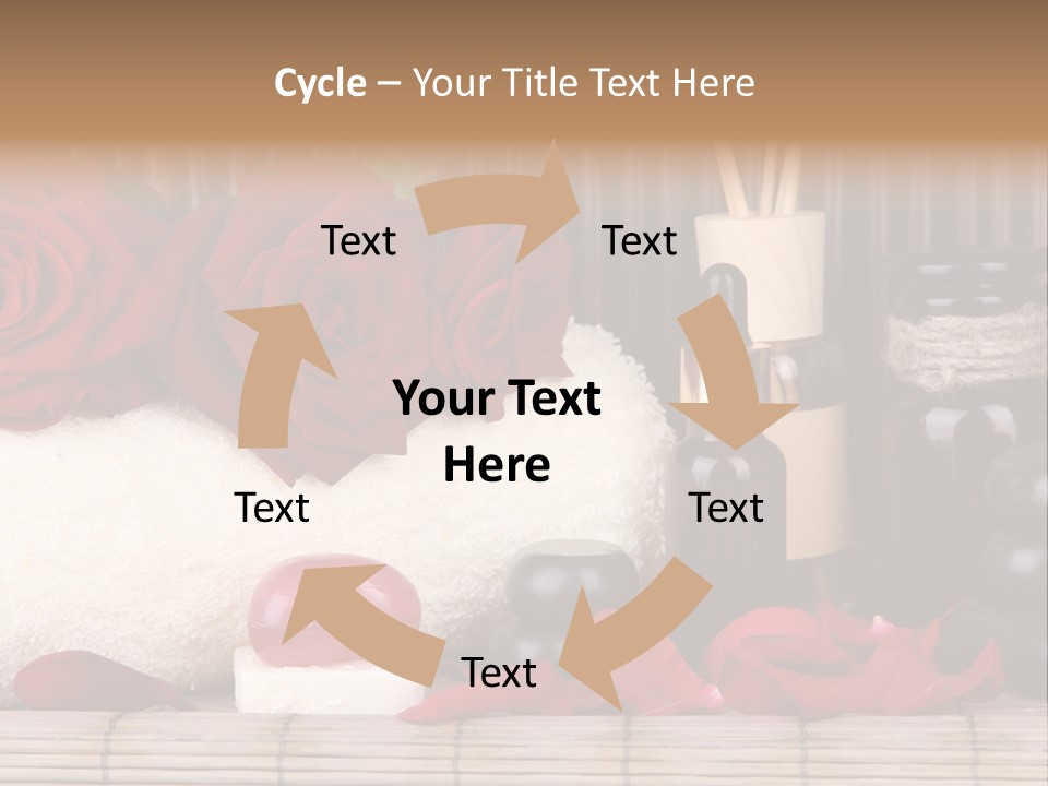 Fragrance White Balm PowerPoint Template