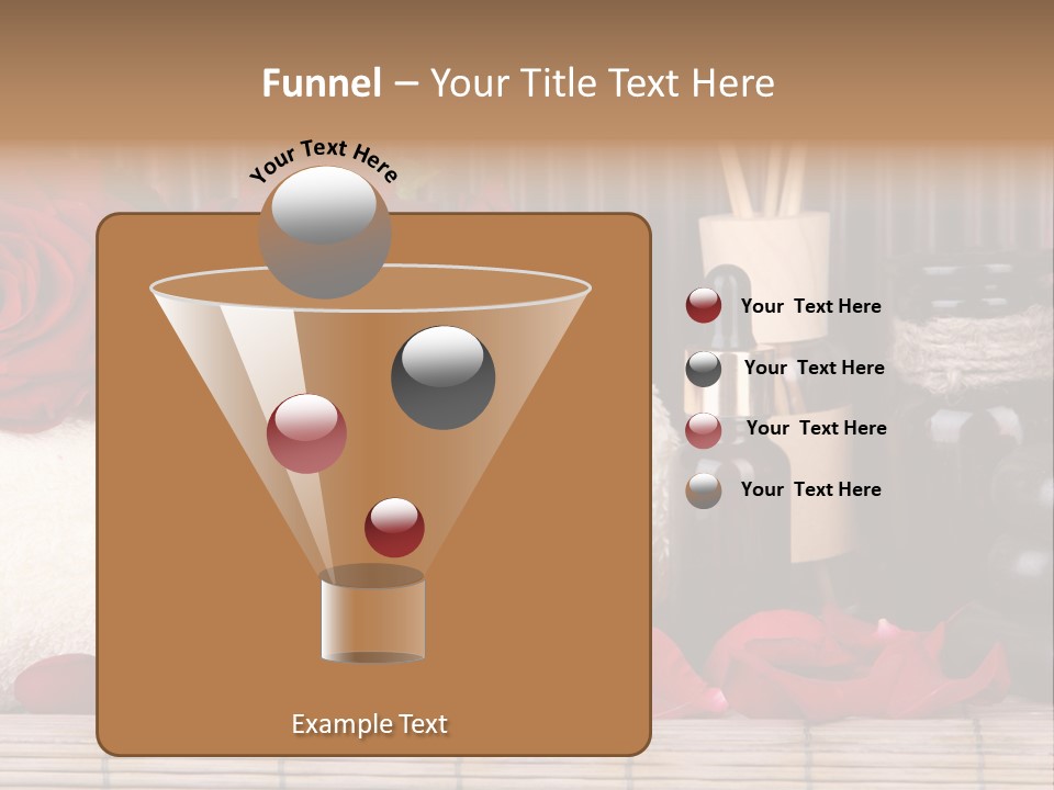 Fragrance White Balm PowerPoint Template