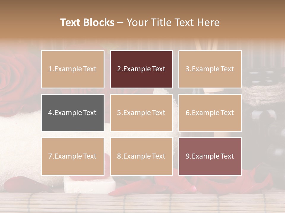 Fragrance White Balm PowerPoint Template