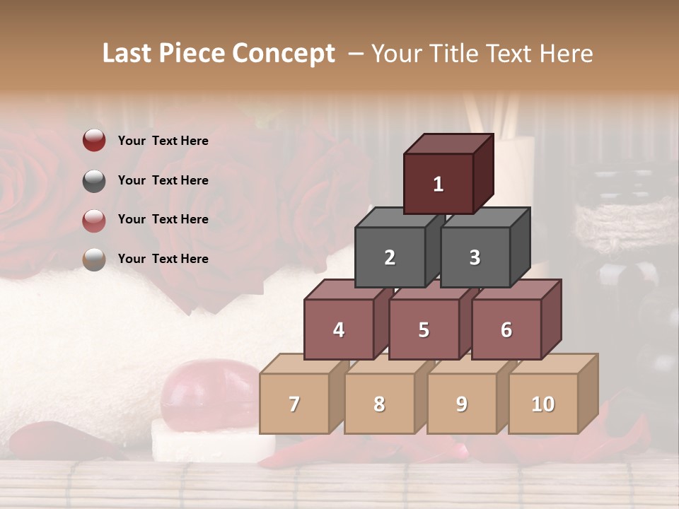 Fragrance White Balm PowerPoint Template