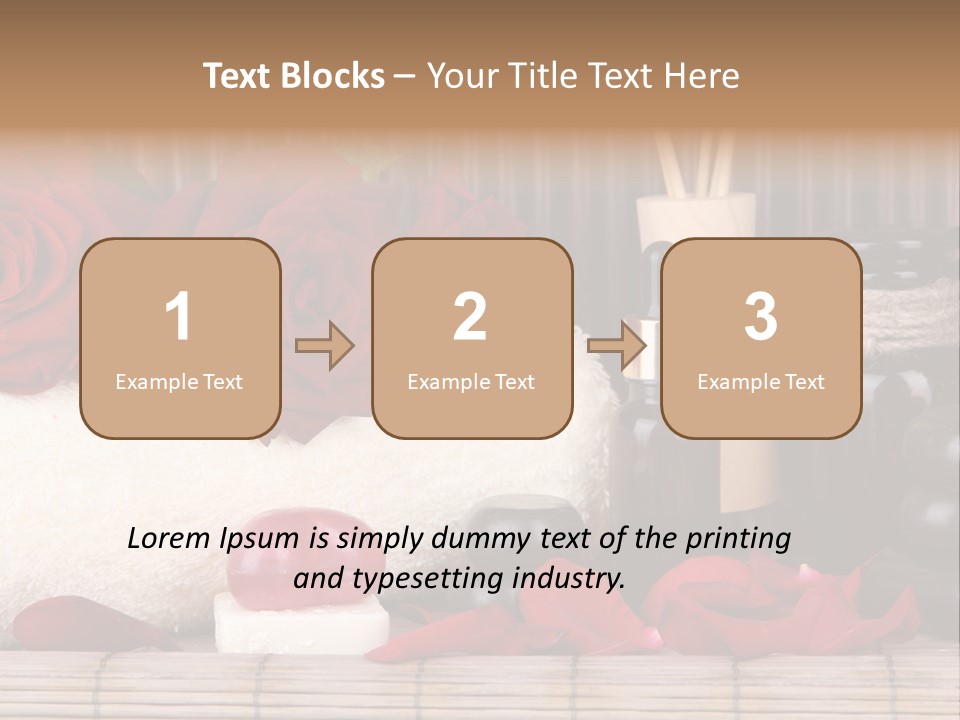 Fragrance White Balm PowerPoint Template