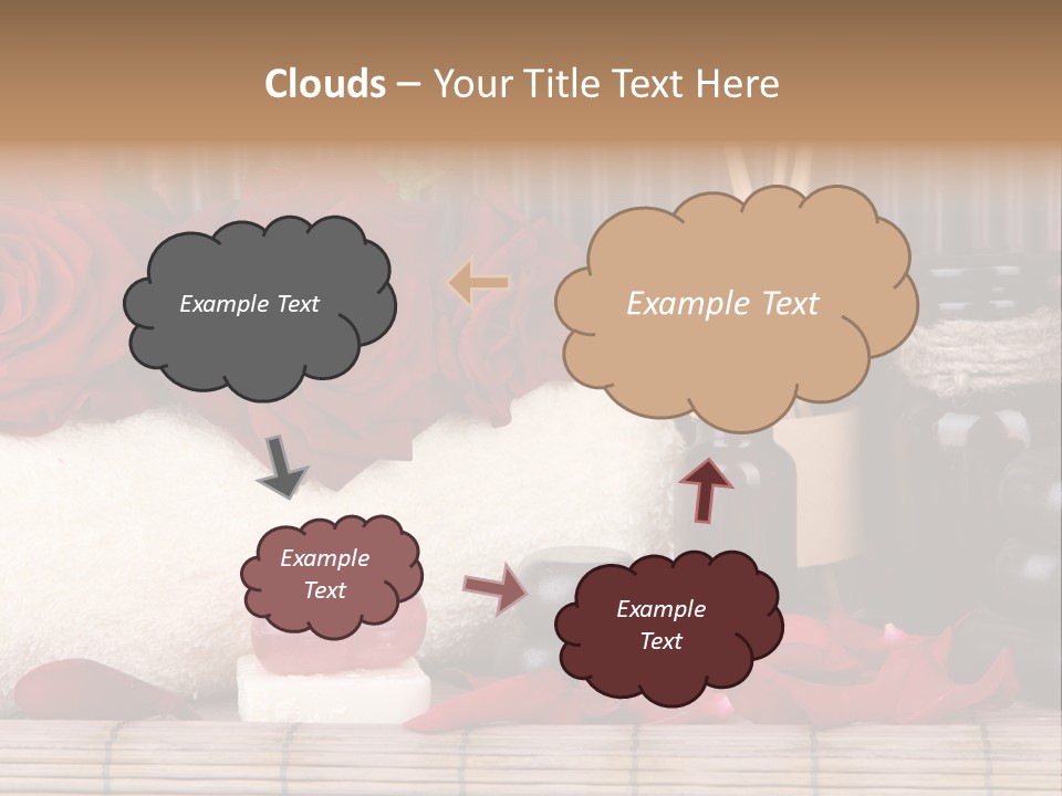 Fragrance White Balm PowerPoint Template