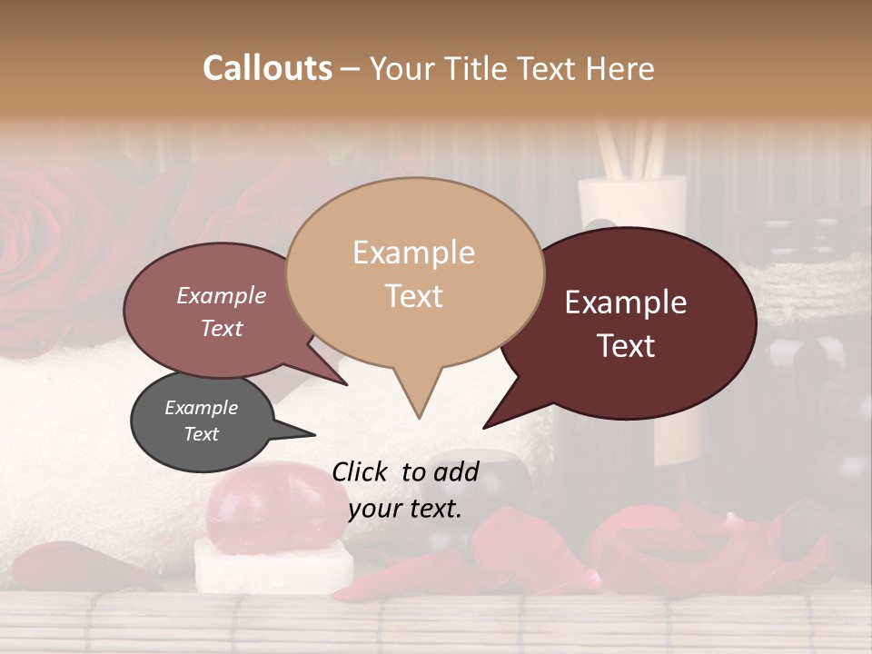 Fragrance White Balm PowerPoint Template