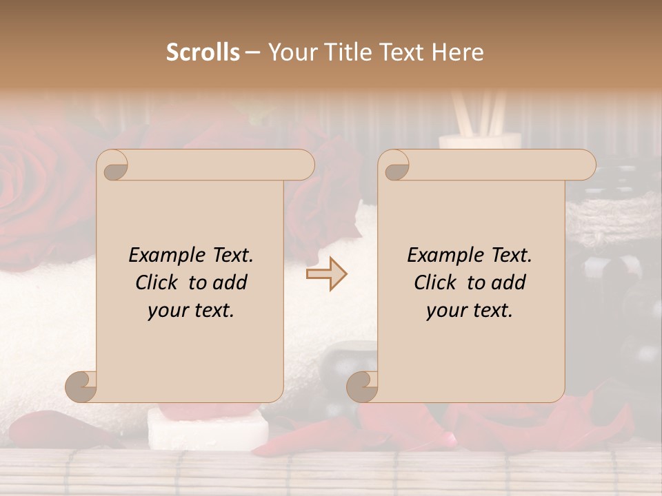 Fragrance White Balm PowerPoint Template
