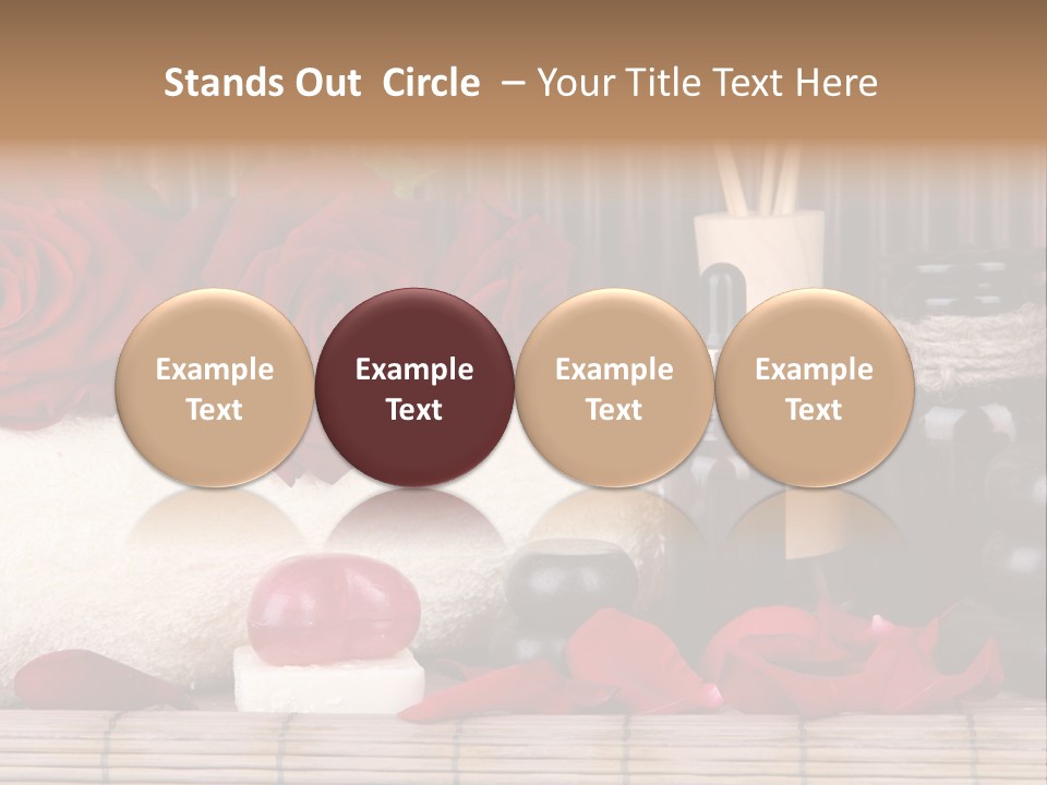 Fragrance White Balm PowerPoint Template