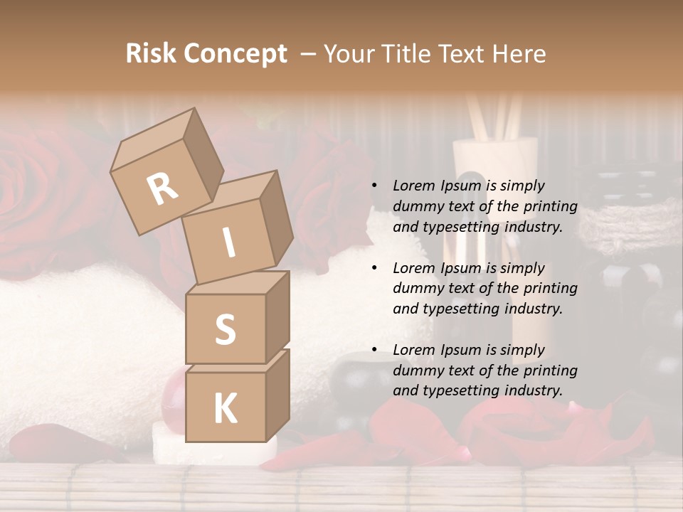 Fragrance White Balm PowerPoint Template